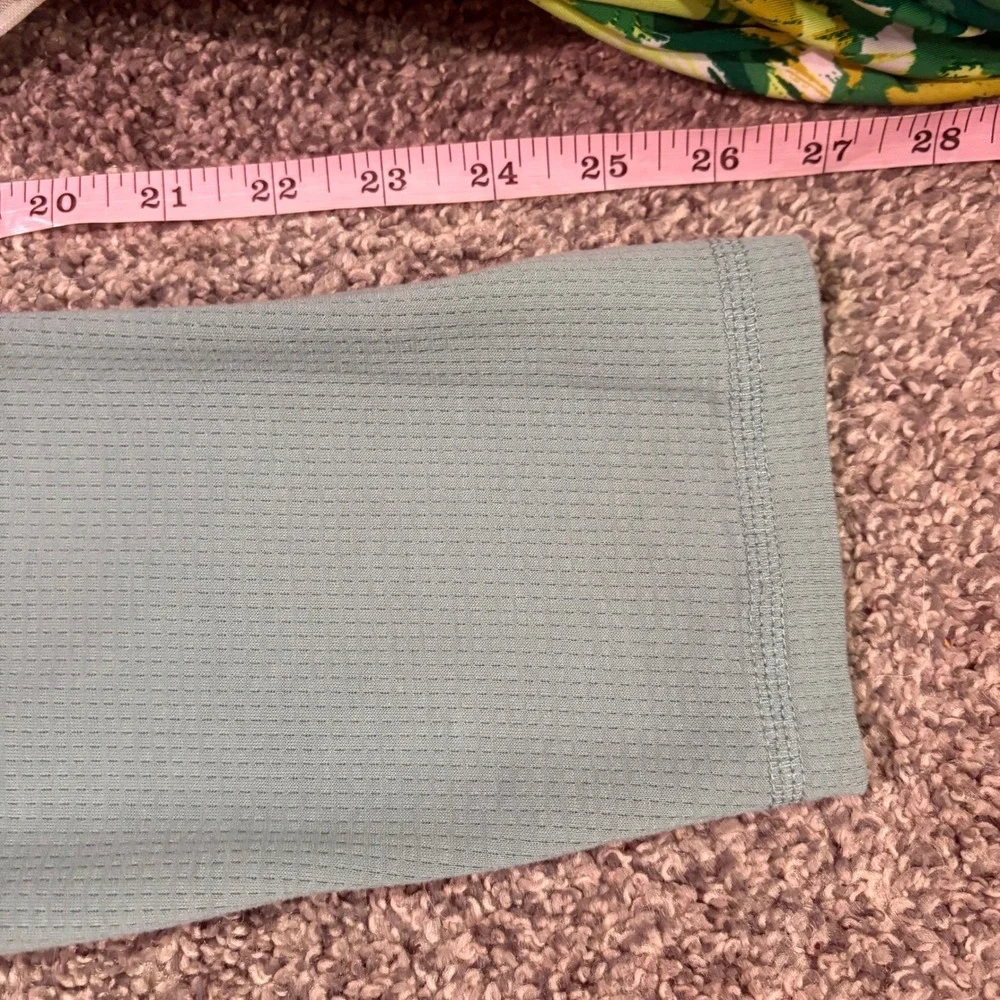 J. Crew Quarter Zip Pullover Mens XXL Sage Green Performance Textured Golf Shirt